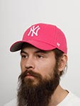 Бейсболка 47 BRAND арт. B-RAC17CTP-MA New York Yankees MLB (розовый)